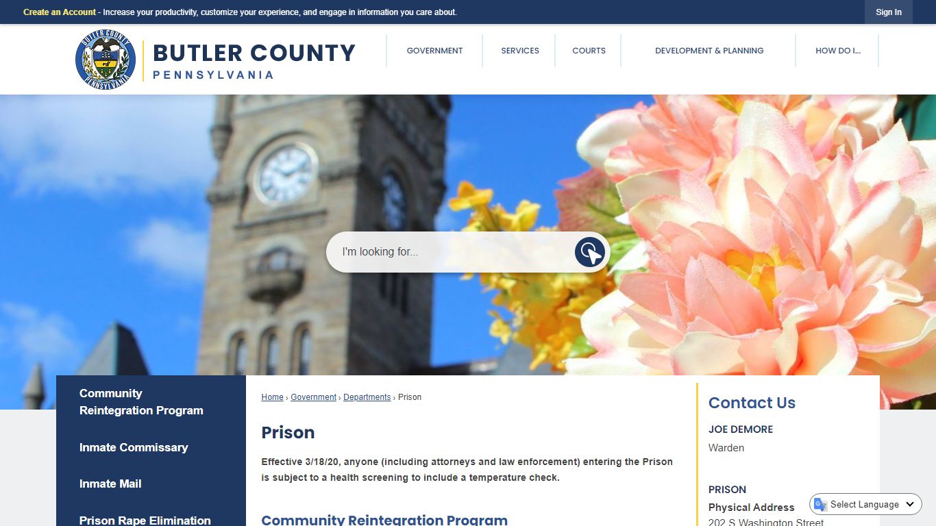 Prison | Butler County, PA