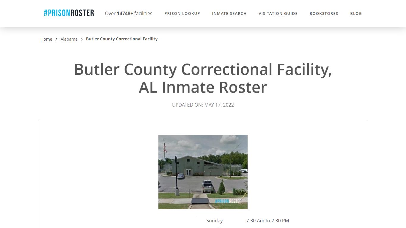 Butler County Correctional Facility, AL Inmate Roster - Prisonroster